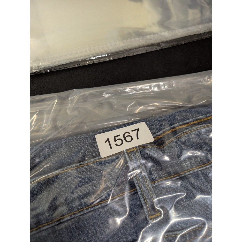 Levis 559 Men's Jeans Size 42x28 (Tag 44x30) Blue Distressed Worn Denim - Picture 12 of 12